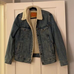 Levi Sherpa Jean Jacket